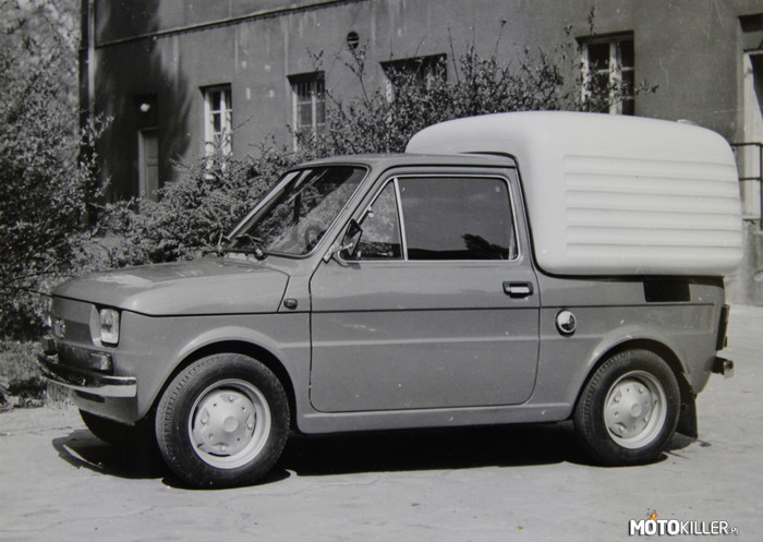 Fiat 126p Bombel – Jeden z prawdopodobnie kilkunastu prototypowych egzemplarzy samochodu Fiat 126p Bombel. Budowę prototypu rozpoczęto i zakończono w 1974 roku. Z tego też roku przypuszczalnie pochodzi to zdjęcie. 