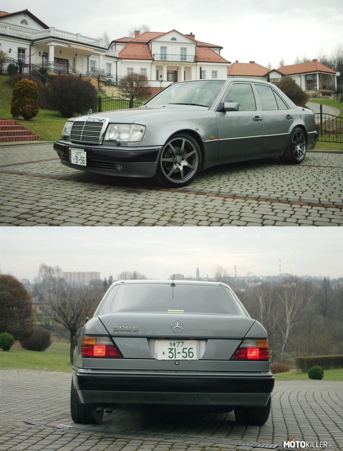 Mercedes-Benz W124 500E 1992 – Wśród jego właścicieli znajdziemy takie legendy, jak Michael Schumacher, Niki Lauda i Rowan Atkinson. Z pewnością wiedzieli oni co w motoryzacji najlepsze. Mercedes 500E W124 to prawdziwy król wśród usportowionych limuzyn. To jedyny model Mercedesa montowany ręcznie poza macierzystą fabryką, który przez 5 lat produkcji opuszczał bramy zakładu Porsche w Zuffenhausen (1990-93 500E, od ’93 jako E500). Pod maską skrywał zmodyfikowaną jednostkę 5.0 V8 z modelu 500 SL, zapewniającą przyspieszenie do pierwszej setki w 6,1 s. Z zewnątrz wyróżniały go poszerzone błotniki, wycieraczki reflektorów, felgi. Wewnątrz – sportowe fotele Recaro z podgrzewaniem, drewniany panel między tylnymi fotelami. 