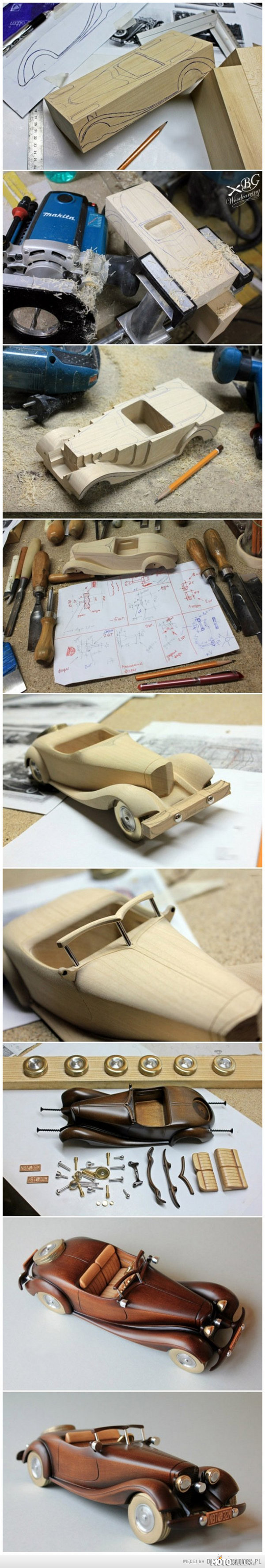 Jak stworzyć z kawałka drewna mały samochodzik –  