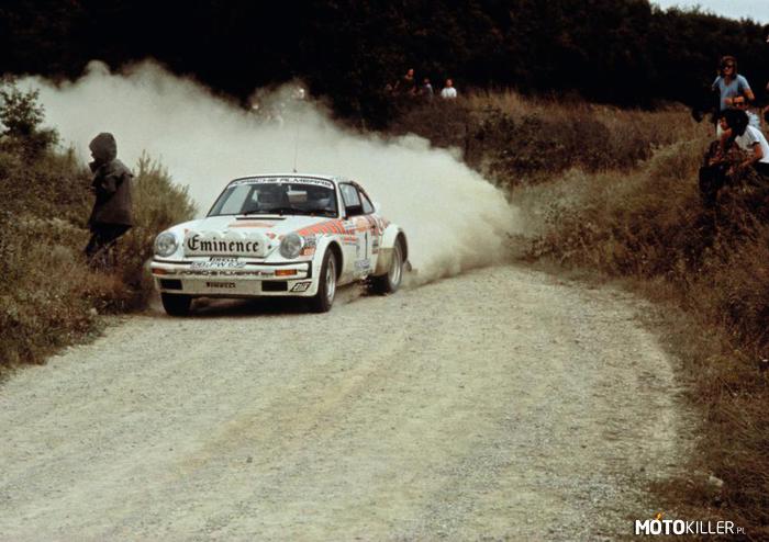 Waltera Röhrla w 911 SC podczas Rajdu San Remo w 1981 r –  