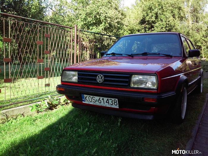 Volkswagen Golf II – Tym razem wpadł Jetta front. 