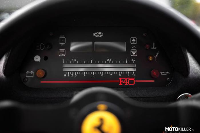 Zegary w Ferrari F40 –  