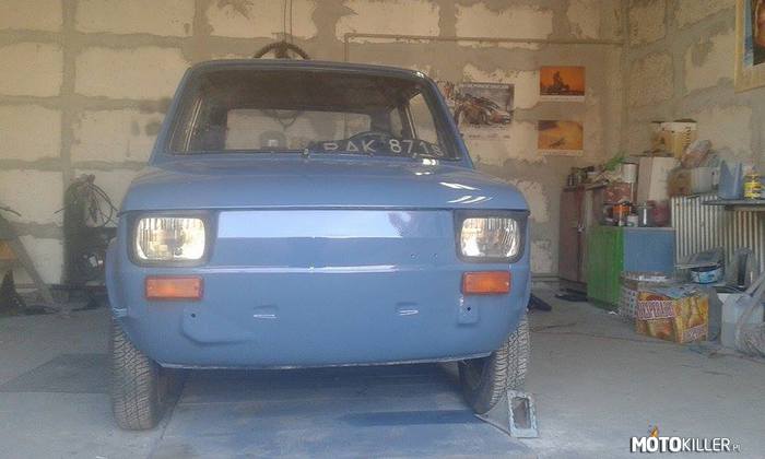 Fiat 126p 1988 &quot;Rak&quot; – Silniczek już wsadzony odpala, teraz zmienię poduszkę pod skrzynią i będę powoli składał. 