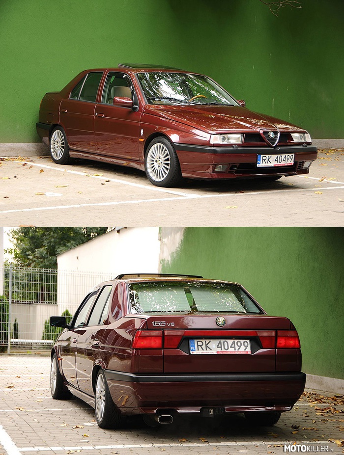 Alfa Romeo 155 1993 – Z silnikiem 2.5L 12V V6 o mocy 166KM. 