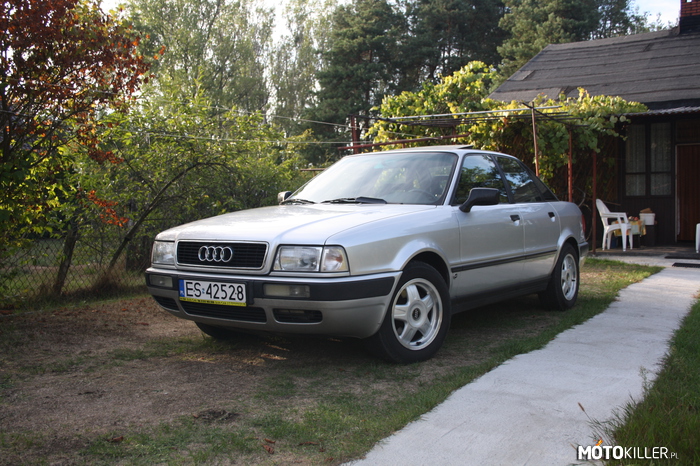 Audi 80 B4 [ 2.0ABK 115KM ] – Teraz z przodu. 