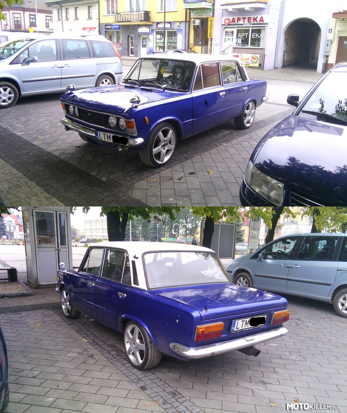 Fiat 125p – Takiego fiata znalazłem dziś w moim małym miasteczku. Najciekawsze są chyba te lusterka w stylu starych japońskich aut. 