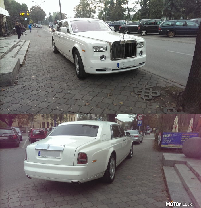 Rolls Royce Phantom – Auto napotkane w Nowym Sączu, myślę, że Pan Koral się nie obrazi. 
