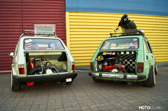 Fiat 126p – 650 cm³ razy dwa. 