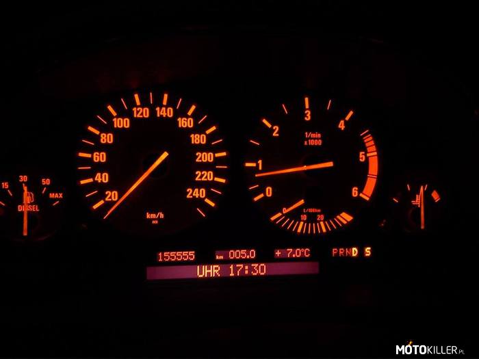 Z serii: okrągłe przebiegi – BMW e39 525d 2001r 