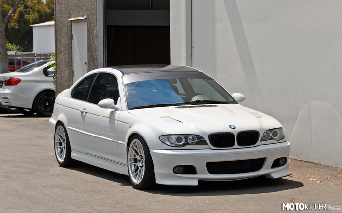 Alpine - White BMW e46 coupe –  