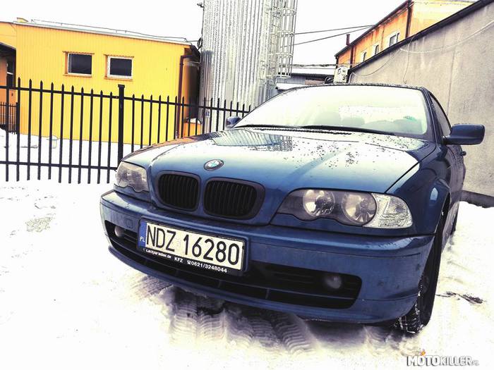 BMW E46 Coupe #1 – Moja e46 coupe po malowaniu grila 