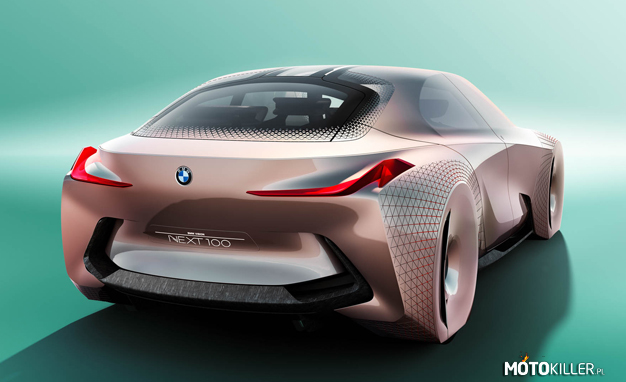 BMW Next 100 – Konceptowy pojazd BMW na 100-lecie marki. Sam się prowadzi, a wszelkie informacje wyświetla bezpośrednio na szybie, kosmos. 