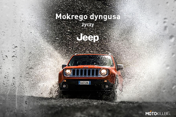 Mokrego dyngusa – Najlepsze życzenia od ekipy Jeepa z Zielonej Góry! 