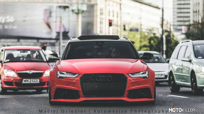 Audi RS6 – Takie tam czerwone diabelstwo w tą nudną niedziele. 