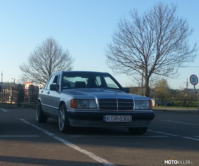Mercedes 190 – Moje 2.0 w Dieselu 87 rok. 