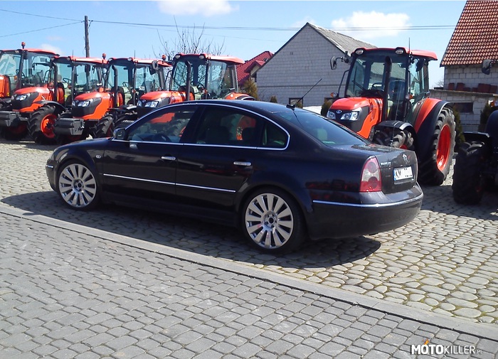 Passerati – VW z okolic Proszowice. Super się prezentuje.  Opona 225/35r19. 