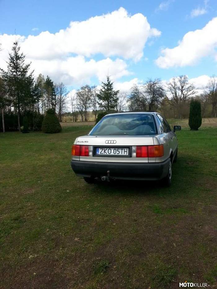Audi 80 b3 – Ma w sobie to coś, moja miłość od pierwszego wejrzenia. 27 lat, stare ale jare. Zapraszam do obserwowania postępów, link w źródle. 