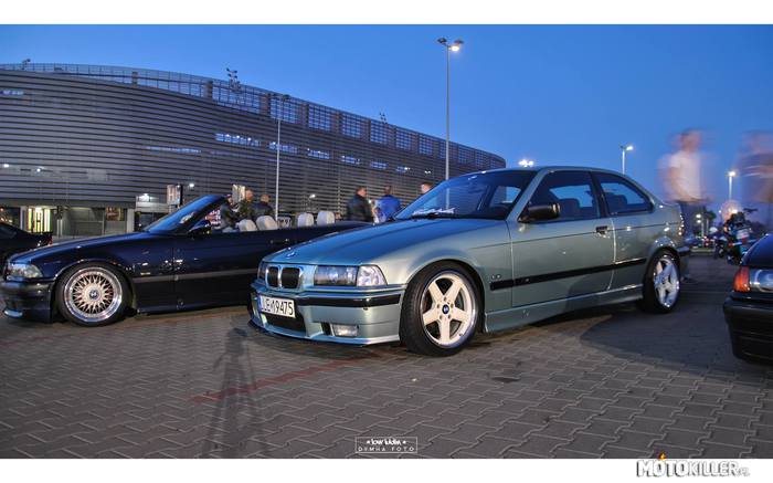 E36 compakt – Niektórzy pamiętają, BMW kolegi. 
Jak widać troszkę sie zmieniło od zlotu. 