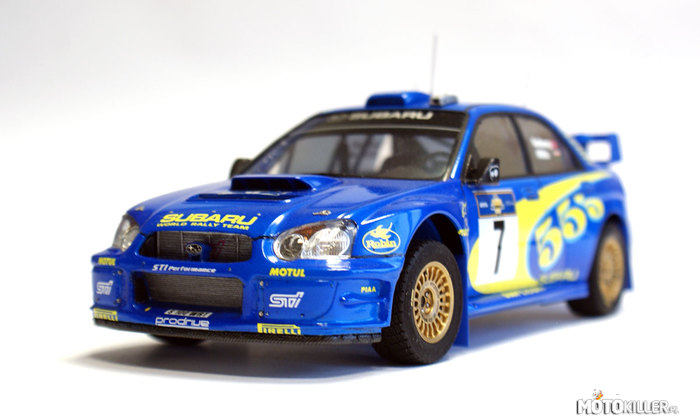 Subaru Impreza Rajd Akropolu 2003 Tamiya skala 1:24 –  
