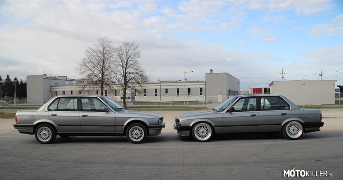 BMW E30 x2 – Taki mały spocik, pełna seria i customowy gwint. 