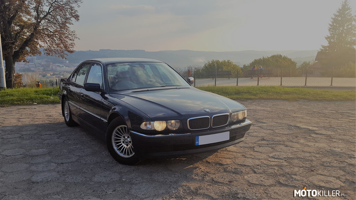BMW e38 – E38 3.5 v8. Czeka na gwint i felgę. 