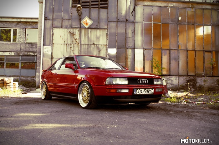 Audi Coupe 8B 1988r – Mój projekt, w którego włożyłem sporą dawkę pieniędzy, serca i zaangażowania. To dopiero początek, a będzie więcej.. 
Jeśli ktoś jest ciekaw to odsyłam na fanpage 