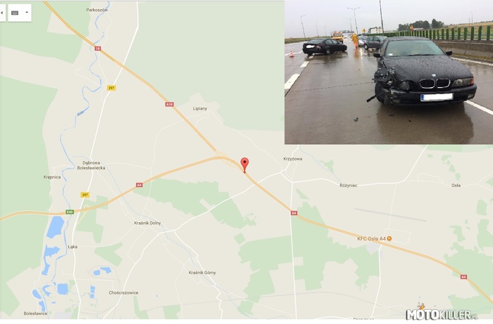 Proszę o pomoc w odnalezieniu świadków zdarzenia – MOTOKILLER POMÓŻ

Poszukuję świadków stłuczki/wypadku na węźle Krzyżowa (Autostrada A4) dwóch czarnych aut marki BMW. 

Zdarzenie miało miejsce 11.07.2017 w godzinach 12:15- 12:30 tuż przed węzłem Krzyżowa, około 40 kilometrów od Legnicy w stronę granicy Polsko- niemieckiej:

Współrzędne: 
(51.324031, 15.654926)

Niestety sprawa trafia do sądu, potrzebni są świadkowie zdarzenia (takowi byli, ale się nie zatrzymali). Może ktoś dysponuje nagraniem z rejestratora. 

E39 to nie nowe, ani klasyczne auto... Jednak na tym etapie życia to spełnienie moich motoryzacyjnych marzeń.

Pokażmy moc MOTOKILLERA 