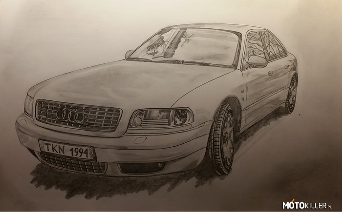 Rysunek Audi A8 D2 – Jeden z moich rysunków.
Pod tym linkiem możecie zobaczyć zlepek zdjęć z rysowania Audi, oraz Dodga :) 

https://youtu.be/Kk6_eddwWbY 