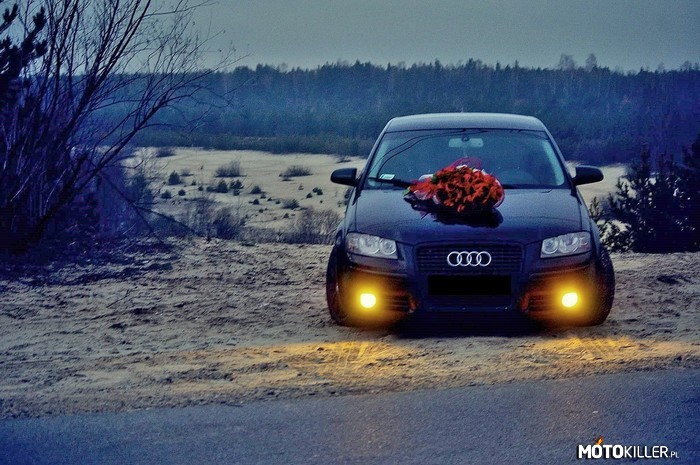 Romantyczne Audi od Mańka. –  