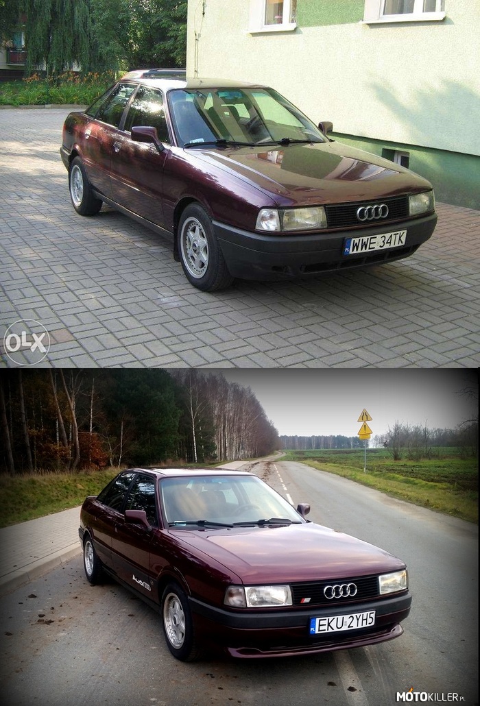 Moje Audi 80 – W dniu zakupu i dziś... 