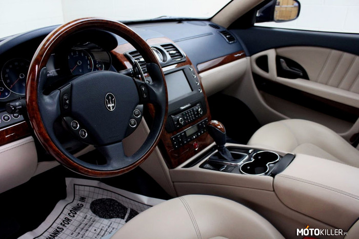 Maserati Quattroporte – Oferuje pasażerom sporą dawkę luksusu. 