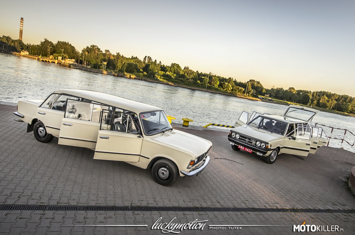 Jamnik Fiat 125p + FSO Polonez –  