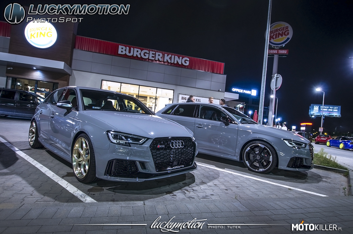 2x Audi RS3 – spot luckymotion 