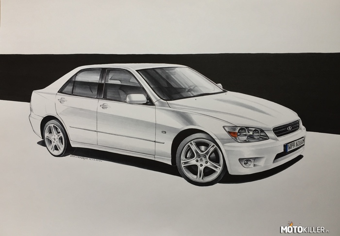 Rysunek Lexusa – Rysunek wykonany na zamówienie. Co o tym sądzicie? 