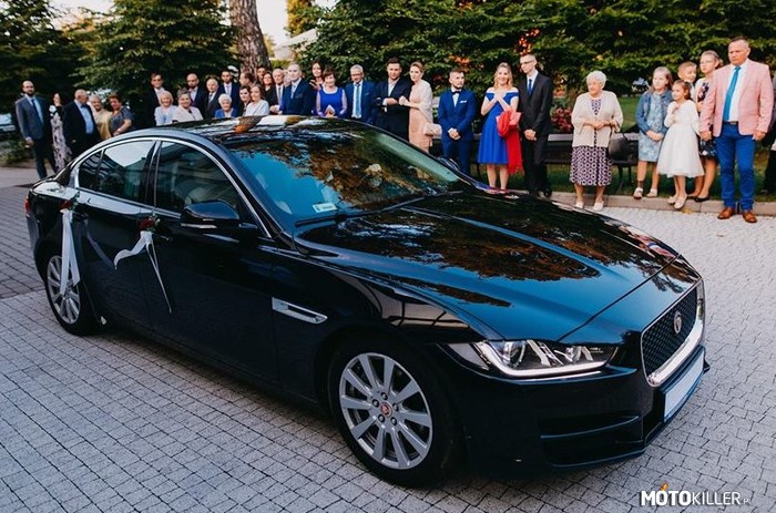 Takie auto uświetni każdą okazję – Jaguar XE może być równie wielką gwiazdą wesela jak Państwo młodzi:) 