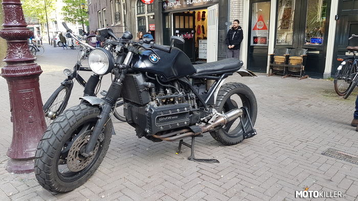 BMW cafe racer – Napotkany na jednej z Amsterdamskich uliczek 