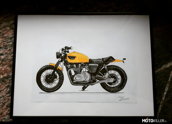 Triumph - Rysunek – Rysunek motocykla Triumph 
Zapraszam na stronę https://www.facebook.com/Drawingsbykowal/ 
