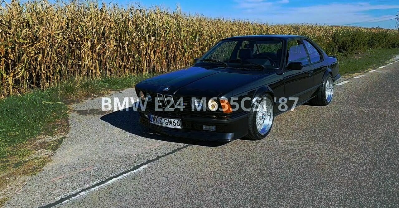 BMW E24 M635CSi wygląd, dźwięk, drift